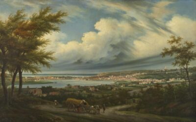 Vue de la ville, du port et de la rade de Boulogne, prise d’Ostrohove